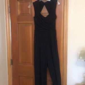 Adorable jersey jumpsuit with side zipper